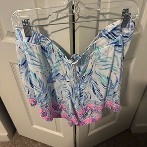 Lilly Pulitzer Blue and Pink Women's Shorts